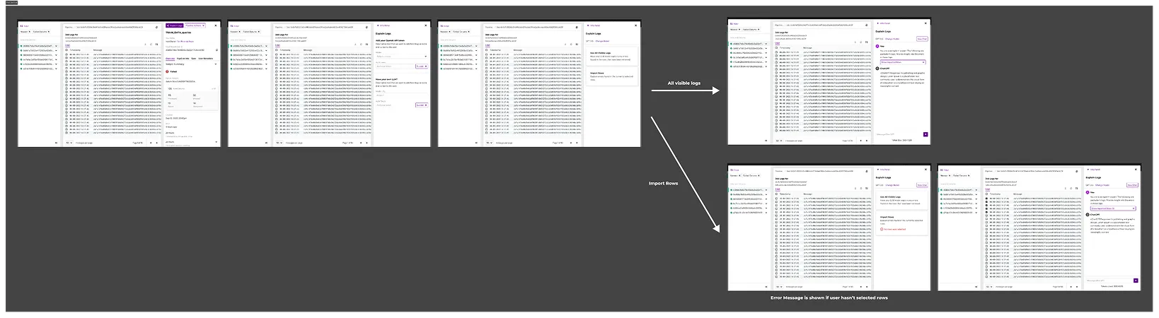 The first user flow of the HPE AI troubleshooting agent